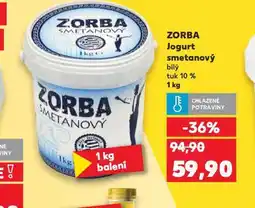 Kaufland Zorba smetanový jogurt nabídka
