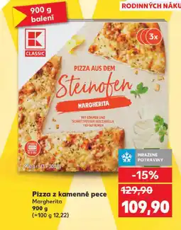 Kaufland Pizza z kamenné pece nabídka