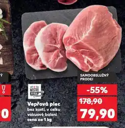 Kaufland Vepřová plec nabídka