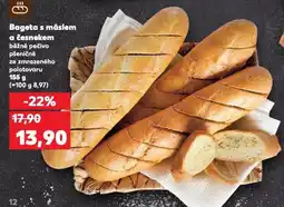 Kaufland Bageta s máslem a česnekem nabídka