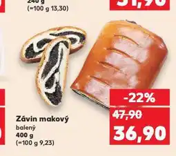 Kaufland Závin makový nabídka