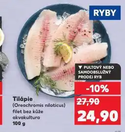 Kaufland Tilápie nabídka