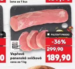 Kaufland Vepřová panenská svíčková nabídka