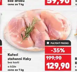 Kaufland Kuřecí stehenní řízky nabídka