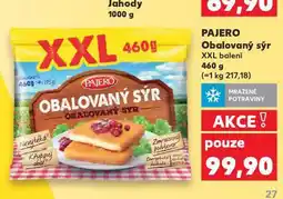 Kaufland Pajero obalovaný sýr nabídka