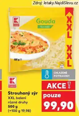 Kaufland Strouhaný sýr nabídka