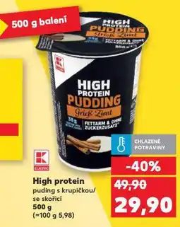 Kaufland High protein nabídka