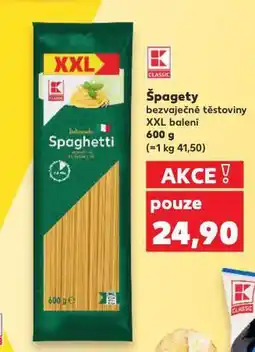 Kaufland Špagety nabídka