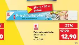 Kaufland Potravinová folie nabídka