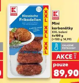 Kaufland Mini karbanátky nabídka