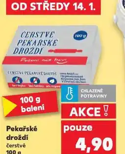 Kaufland Pekařské droždí nabídka