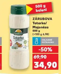 Kaufland Zárubova tatarka nabídka