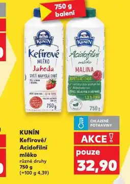 Kaufland Acidofilní mléko kunín nabídka