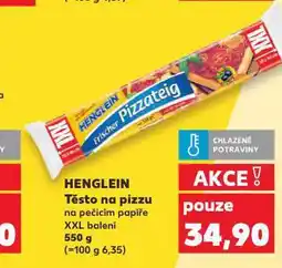 Kaufland Henglein těsto na pizzu nabídka