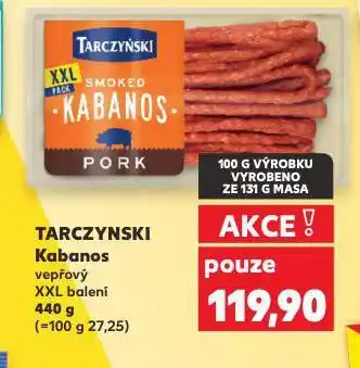 Kaufland Tarczynski kabanos nabídka