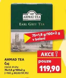 Kaufland Ahmad čaj nabídka