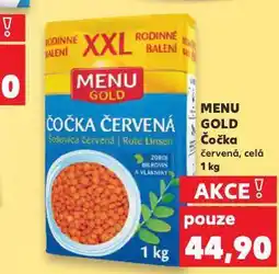 Kaufland Menu gold čočka nabídka
