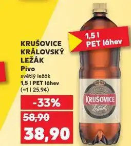 Kaufland Pivo krušovice nabídka