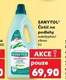Kaufland Sanytol čistič na podlahy nabídka