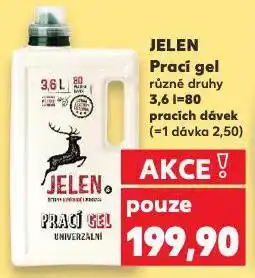 Kaufland Jelen prací gel nabídka