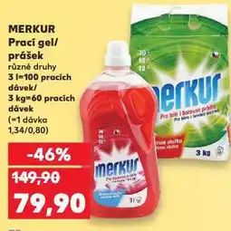 Kaufland Merkur prací gel nabídka