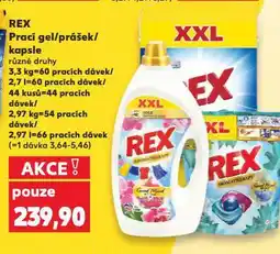 Kaufland Rex prací prášek nabídka