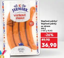 Kaufland Vepřové párky nabídka