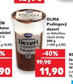 Kaufland Olma dezert pudingový nabídka