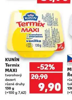 Kaufland Kunín termix nabídka