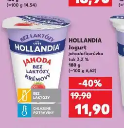 Kaufland Hollandia jogurt nabídka