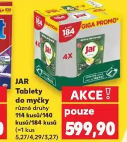 Kaufland Jar tablety do myčky nabídka