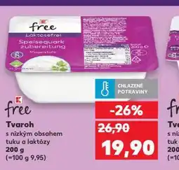 Kaufland Free from tvaroh nabídka