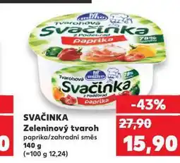 Kaufland Svačinka zeleninový tvaroh nabídka