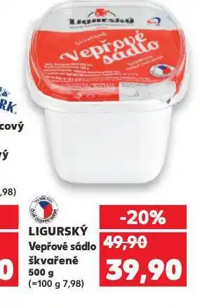 Kaufland Ligurský vepřové sádlo škvařené nabídka