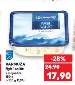 Kaufland Varmuža rybí salát nabídka