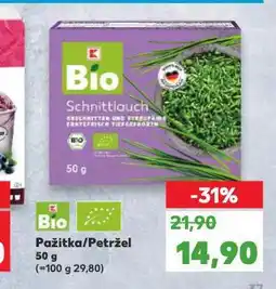 Kaufland Bio petržel nabídka