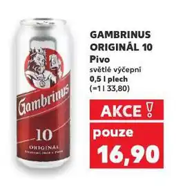 Kaufland Pivo gambrinus nabídka