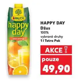 Kaufland Happy day džus nabídka