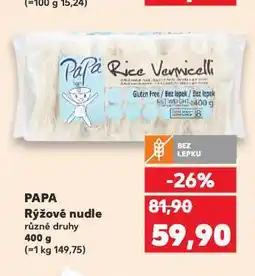 Kaufland Rapa rýžové nudle nabídka
