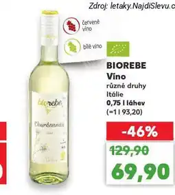 Kaufland Biorebe víno nabídka