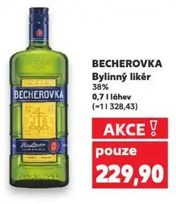 Kaufland Becherovka nabídka
