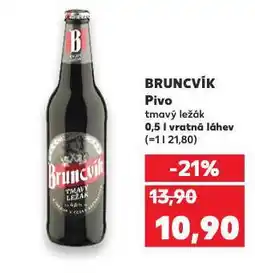 Kaufland Pivo bruncvík nabídka