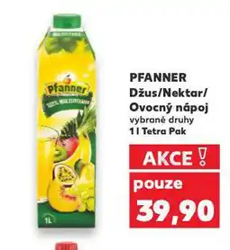 Kaufland Pfanner nektar nabídka