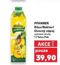 Kaufland Pfanner ovocný nápoj nabídka