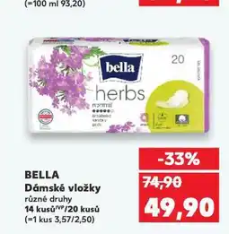 Kaufland Bella dámské vložky nabídka