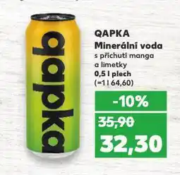 Kaufland Qapka minerální voda nabídka