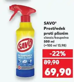 Kaufland Savo prostředek proti plísním nabídka