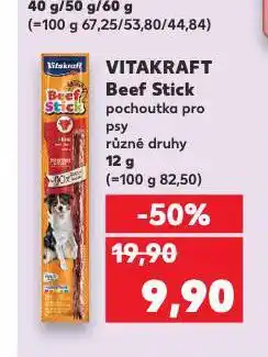 Kaufland Vitakraft beef stick nabídka