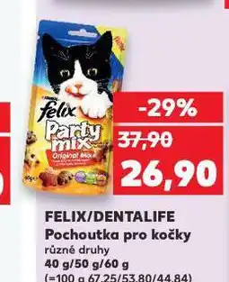 Kaufland Dentalife pochoutky pro kočky nabídka