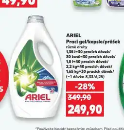 Kaufland Ariel prací kapsle nabídka